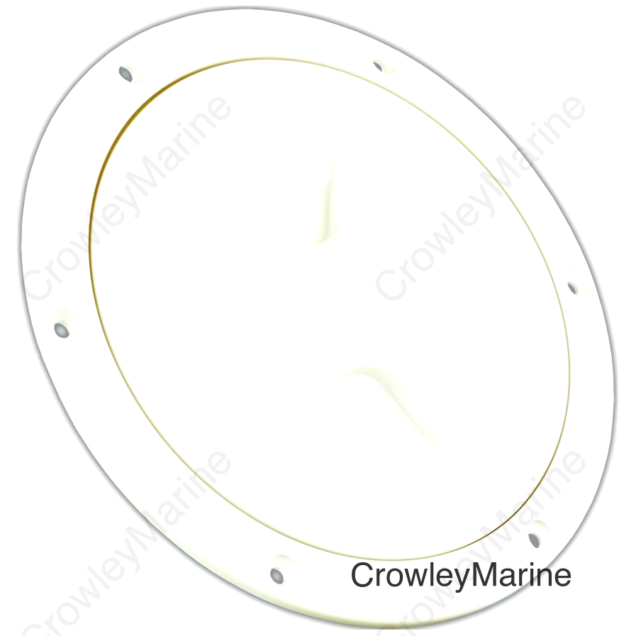 4IN ACCES/DECK PLATE WHITE
