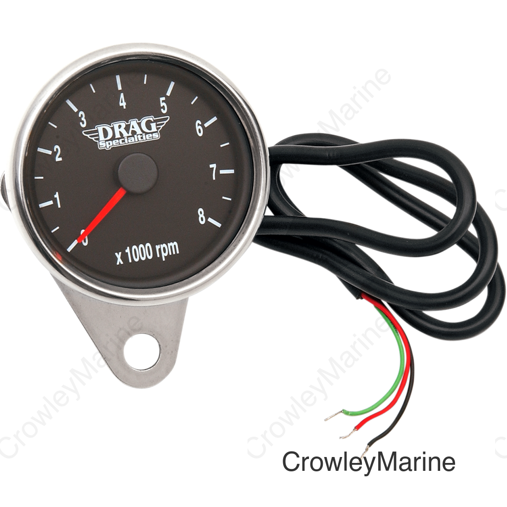 TACHOMETER,BLK FACE