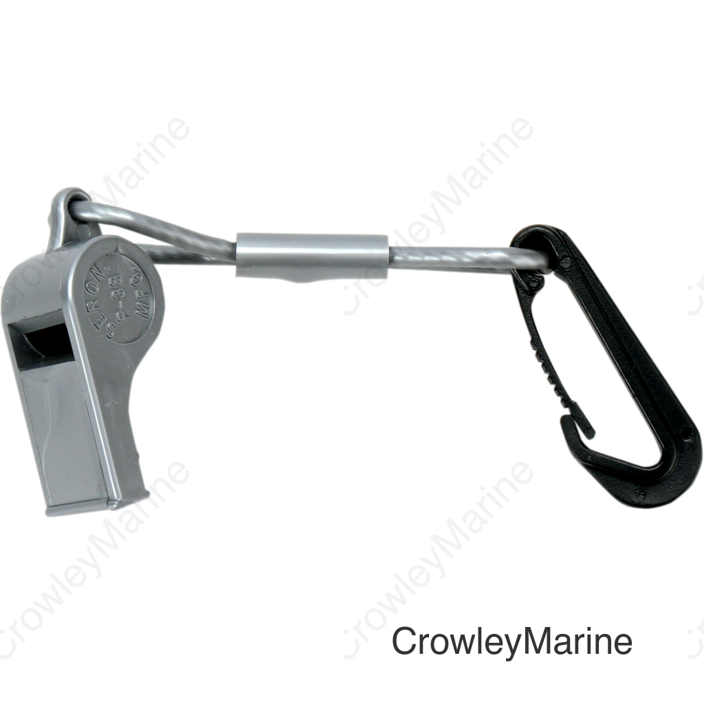 WHISTLE W/CLIP GREY