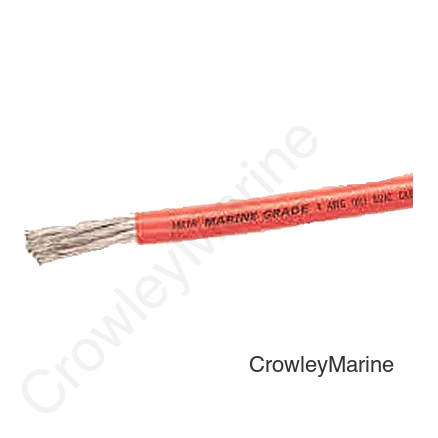 Ancor 113005 Marine Grade™ Tinned Copper Battery Cable, #4 AWG, 50', Black
