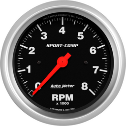 Autometer Sport-Comp 79-81 Camaro Dash Kit 6pc Tach / MPH / Fuel / Oil / WTMP / Volt thumbnail-8