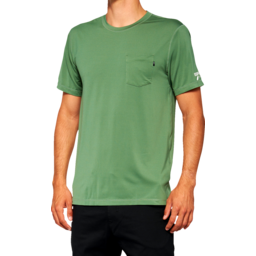 Mission Athletic T-Shirt - Olive - Large thumbnail-0