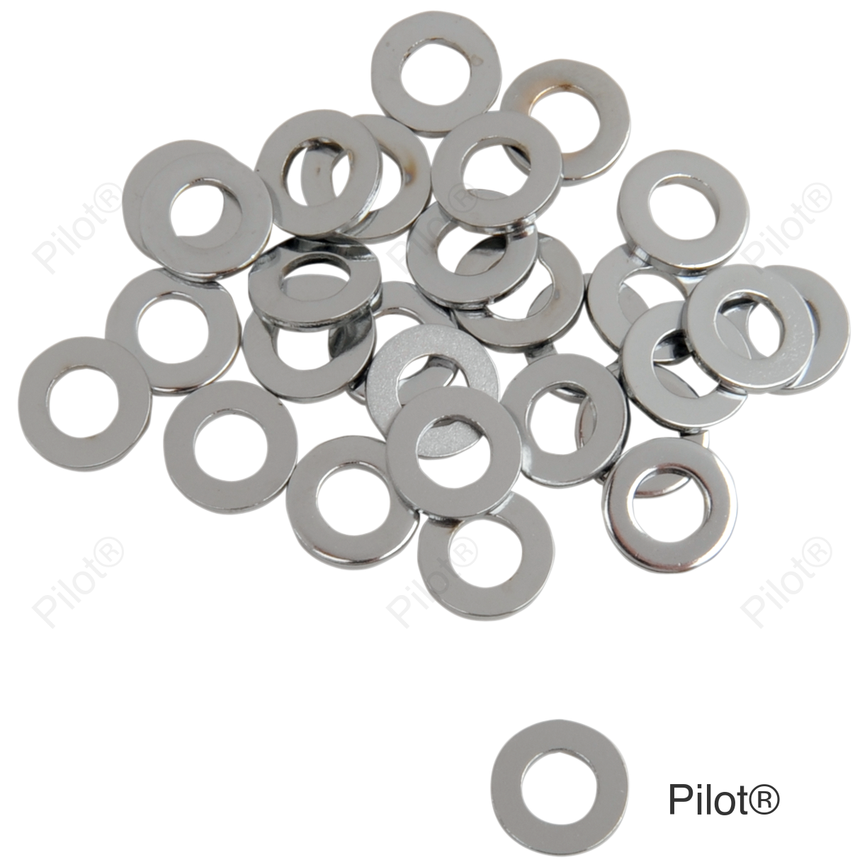 Washers - AN - 1/4" - Chrome