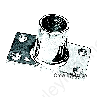 Sea-Dog 2819011 90° Rectangular Base, 1" SS