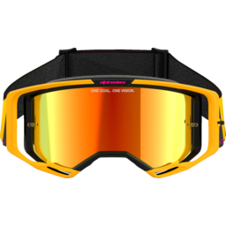 Vision 8 Goggle - Corp - Yellow/Pink - Red Mirror thumbnail-1