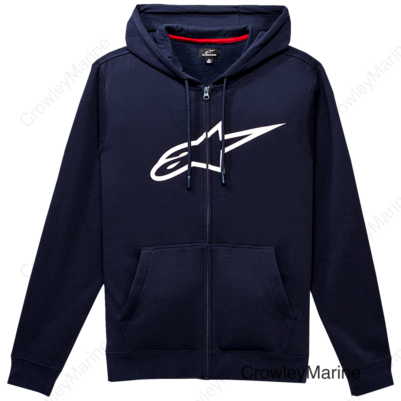 Ageless 2 Zip Hoodie - Navy/White - XL