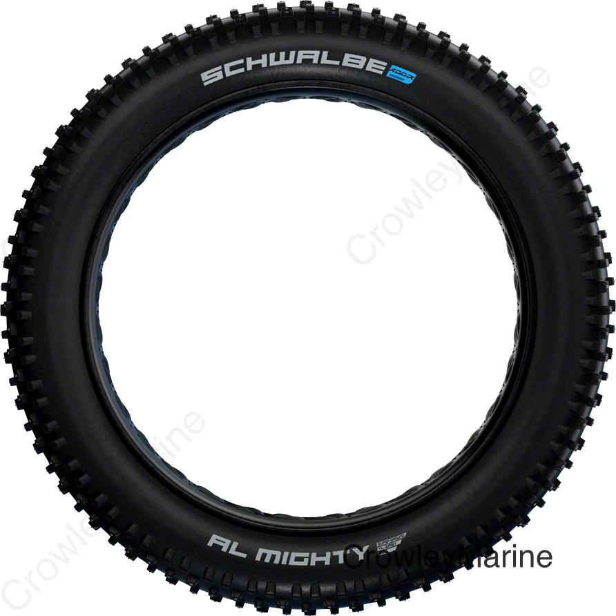 Schwalbe Al Mighty Tire - 26 x 4.8 Tubeless Folding Black Evolution Line Addix Speed Grip Super Ground E-25 Studded