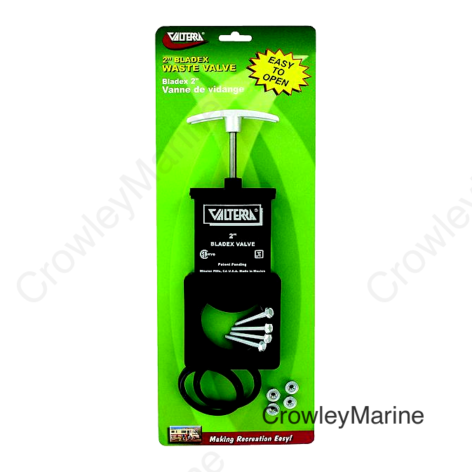 Valterra Bladex RV Waste Metal Handle Valve | Includes Hardware, 2"