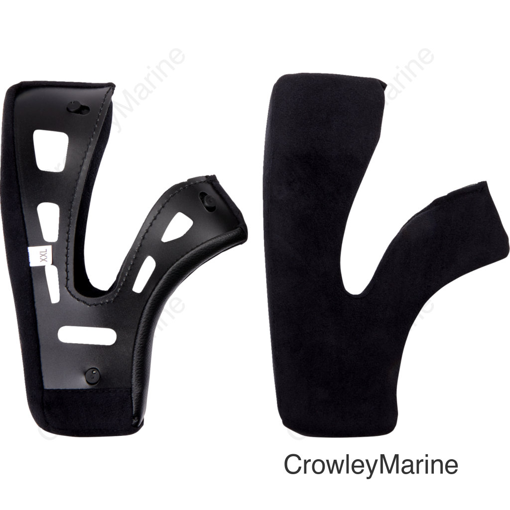 X101 Cheek Pads - Black - 2XL