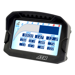 AEM CD-5LG Carbon Logging Digital Dash Display w/ Internal 10Hz GPS & Antenna thumbnail-13