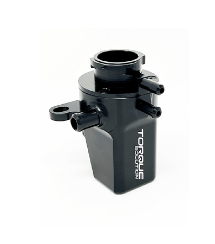 Torque Solution Coolant Expansion Tank: Subaru WRX 02-07 / STI 04-22 / Forester XT 04-08 - Black