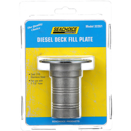Seachoice Corrosion-Resistant Cast 316 Stainless Steel Deck Fill, Diesel Fill w/ Cap thumbnail-3