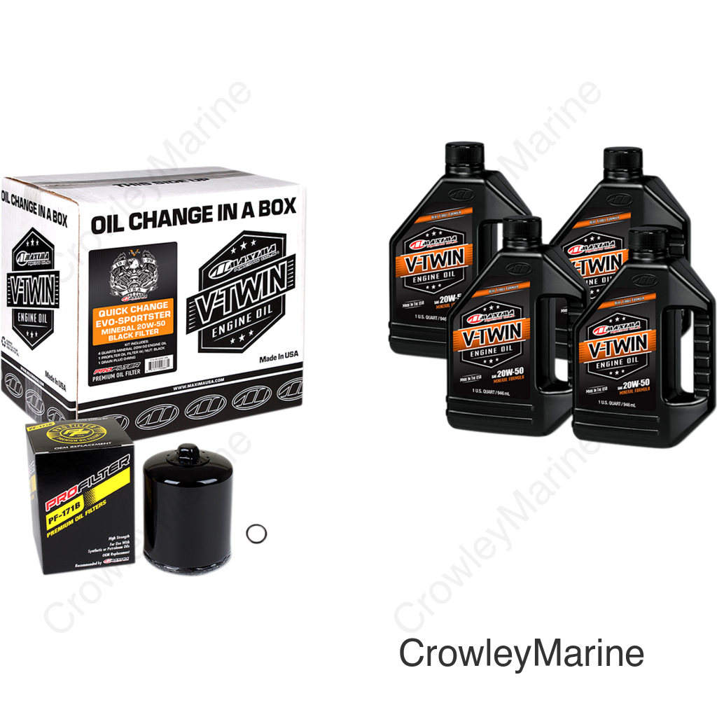 Evo/XL Quick Oil Change Kit - Black Filter