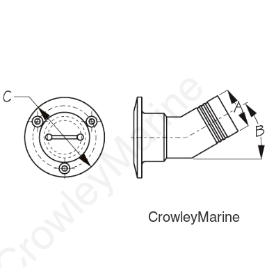 CST Hose Dock FILL 2 ANGLED DSL (351621)