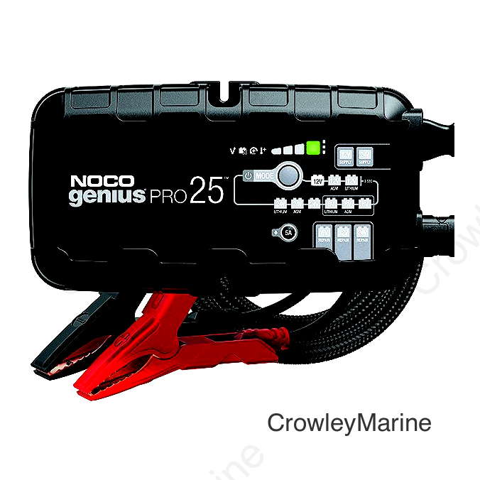 Noco GeniusPro25 Multi-Purpose Battery Charger/Maintainer, 25 Amps