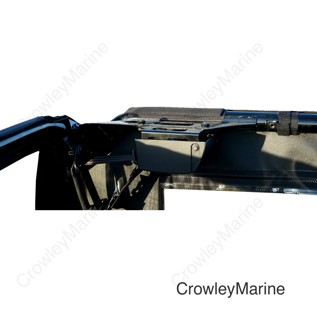 Soft Doors - Middle/Rear Windows - Black - Honda Pioneer 1000