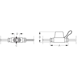 Sea-Dog 4451981 ATO/ATC Style Inline Fuse Holder thumbnail-1