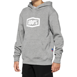 Youth Icon Hoodie - Gray - Medium thumbnail-0