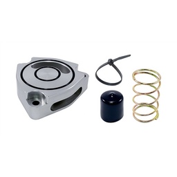 Torque Solution Blow Off BOV Sound Plate (Silver) 11+ Hyundai Veloster Turbo thumbnail-0