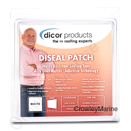 Dicor 522AF4501C Seal-Tite Sealing Tape, 6" x 6" Foil Patch