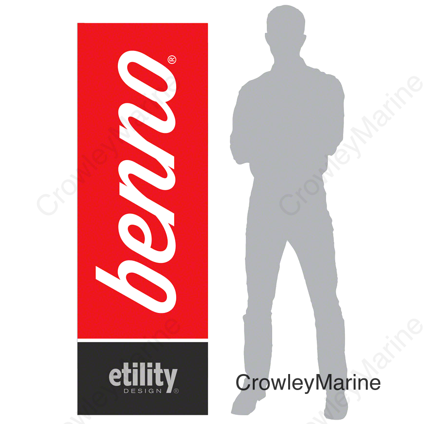 Benno Logo Banner with X-Stand - 60 x 180cm