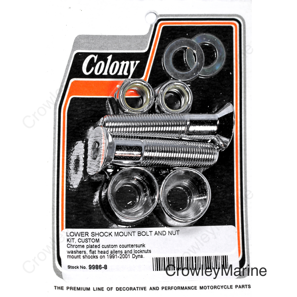 LOWER SHOCK MOUNT BOLT & NUT KIT