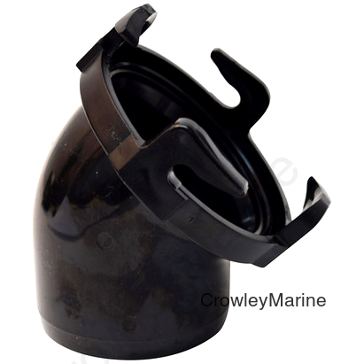 HOSE ADAPTER, 45°, BLACK, BULK (RV0000695)