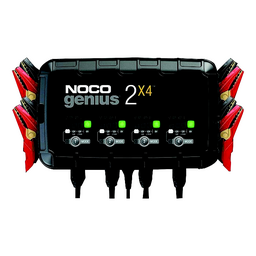 Noco GENIUS2X4 Multi-Bank Battery Charger & Maintainer, 8 Amps/4 Banks thumbnail-0