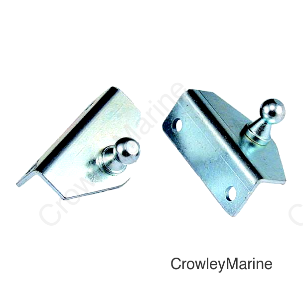 JR Products BR1015 Gas Spring Mounting Brackets - Angled, 2/pk