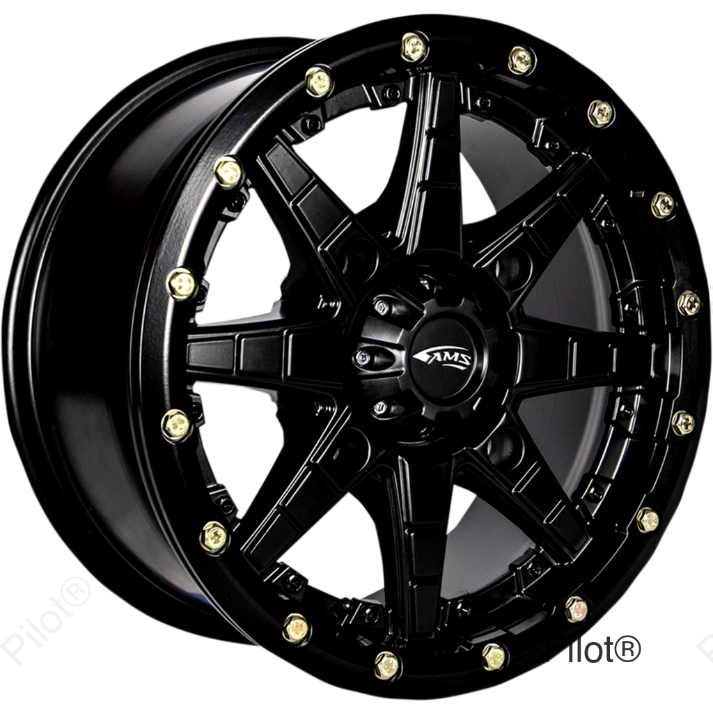 Wheel - Roll'n 106 - Front/Rear - Black - 15x7 - 4/110 - 5+2
