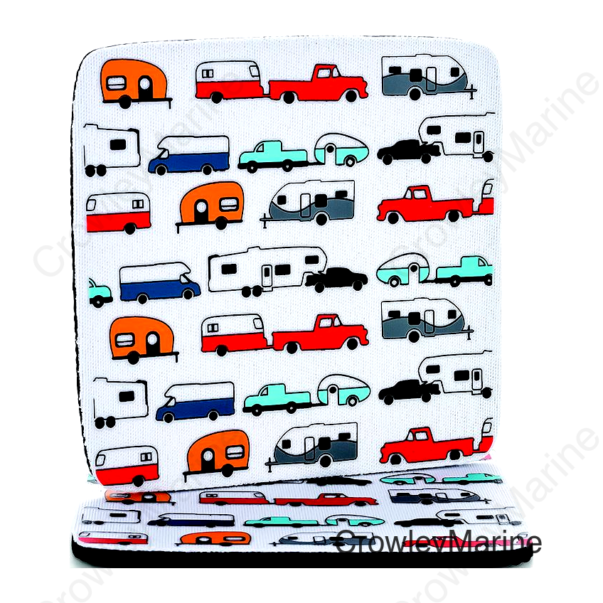 Camco 53231 Neoprene Coaster RV Pattern 2 Pack
