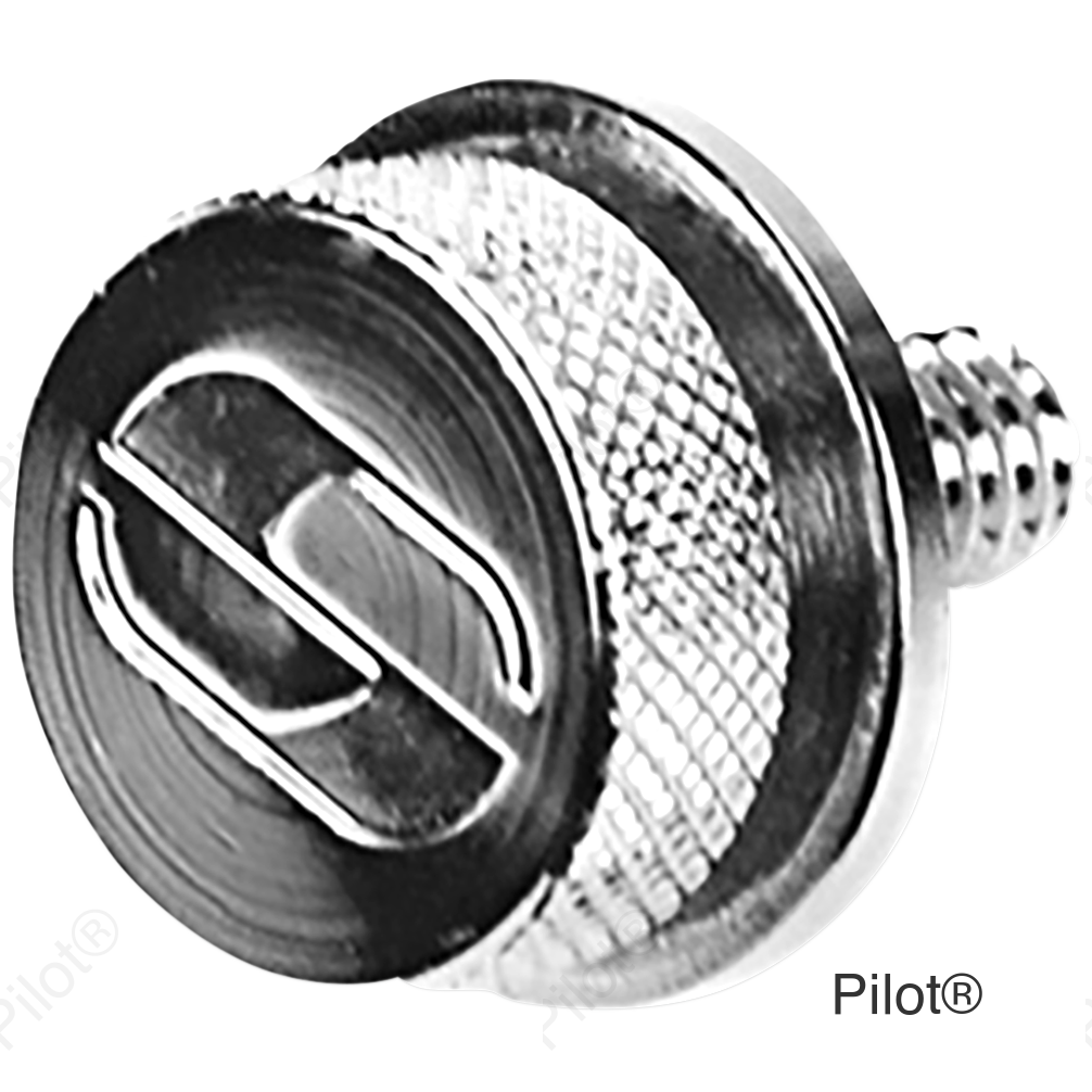 1-1/4"-28 Seat Knob - Chrome