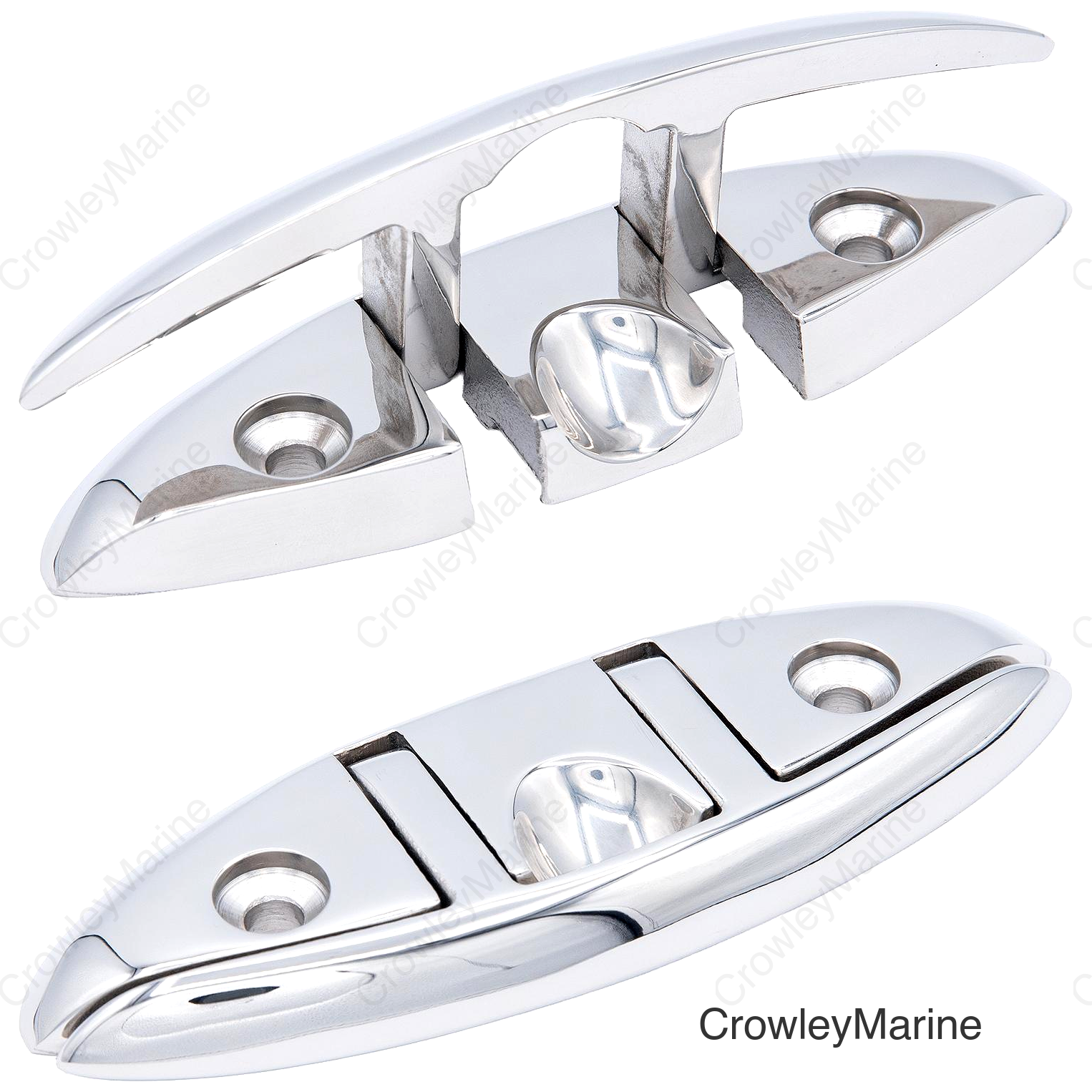 Seachoice 30001 Oval Folding Cleat - Stainless Steel, 5" Length