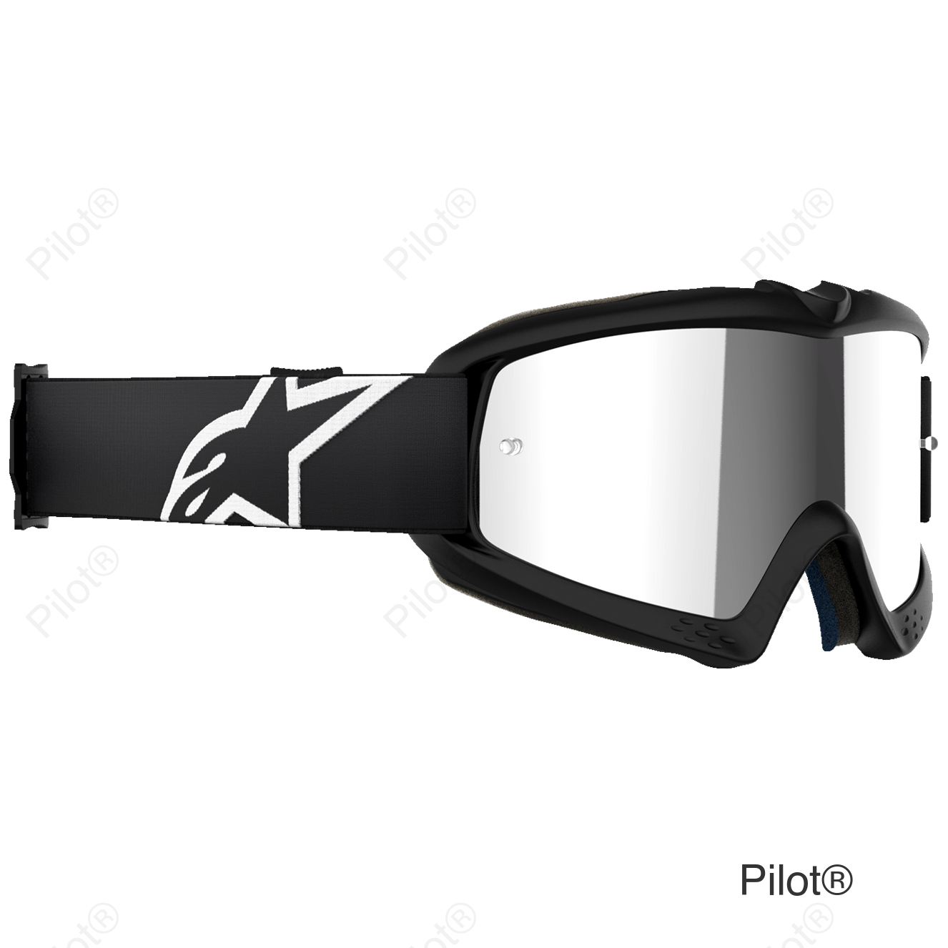 Youth Vision Goggle - Corp - Black - Silver Mirror