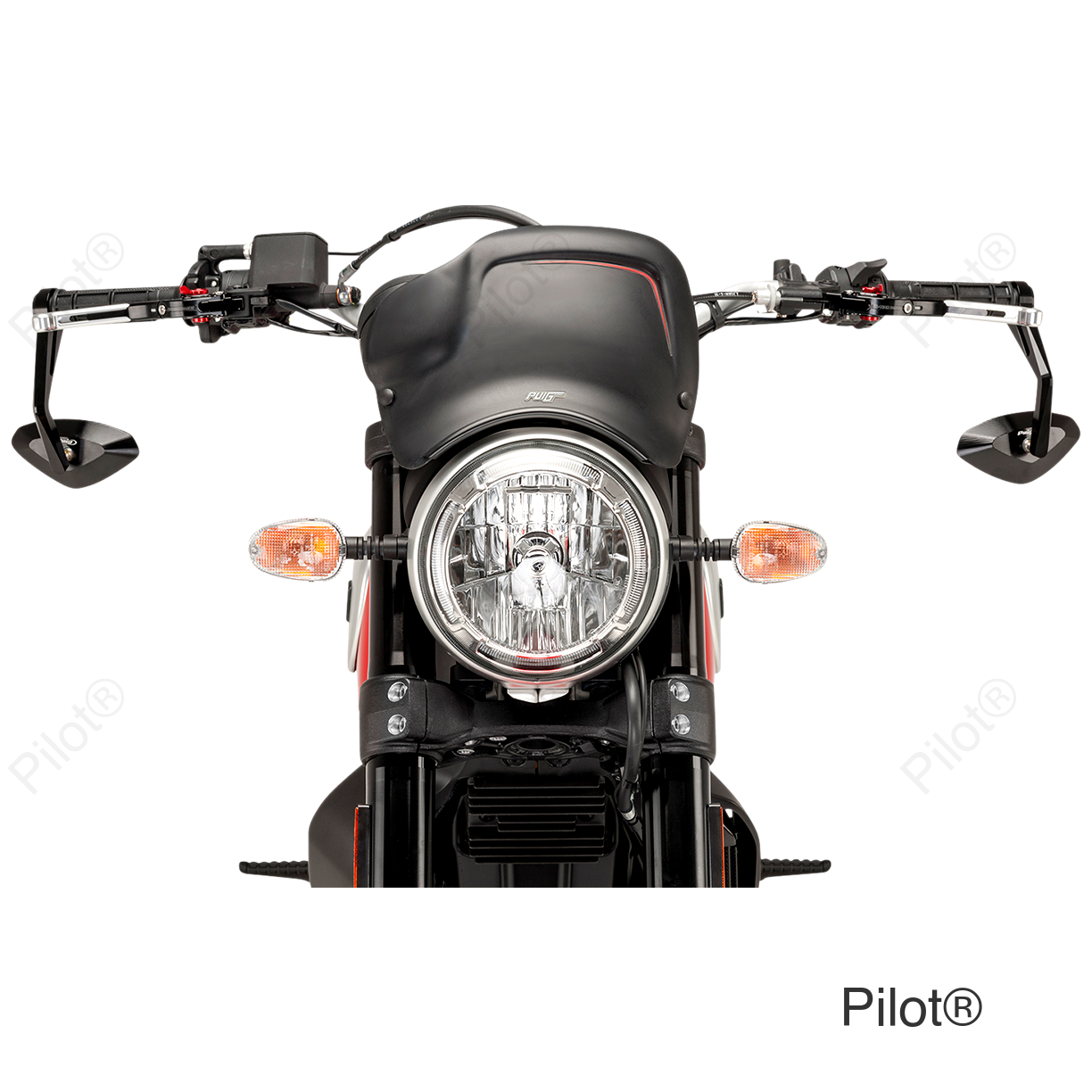 Mirror - Hi-Tech 4 - Side View - Diamond - Black