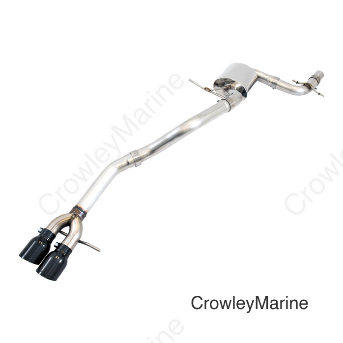 AWE Tuning Mk6 GLI 2.0T - Mk6 Jetta 1.8T Track Edition Exhaust - Diamond Black Tips