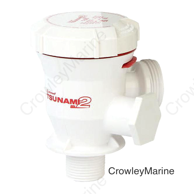 Attwood 56634 Tsunami MK 2 Cartridge Aerator Pump, Short Straight Inlet