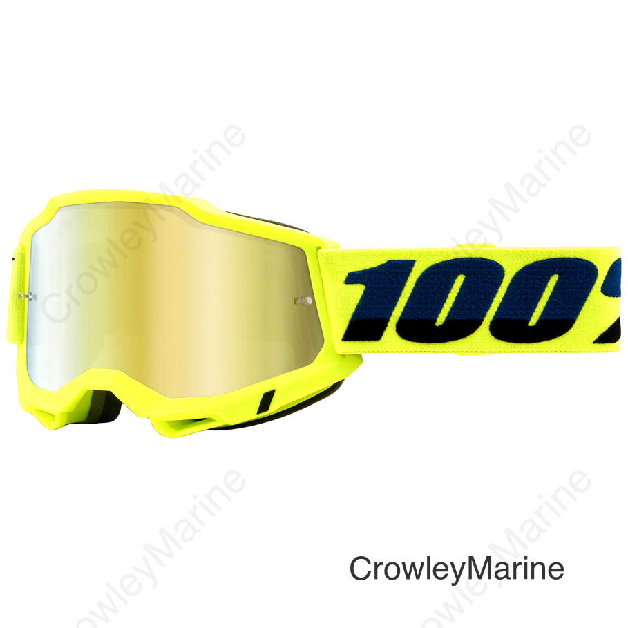 ACCURI 2 GOGGLE FLUO YELLOW MIRROR GOLD LENS