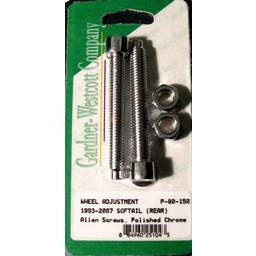 REAR WHEEL ADJUSTMENT BOLTS 93-07 SOFTAIL MODELS REAR thumbnail-0