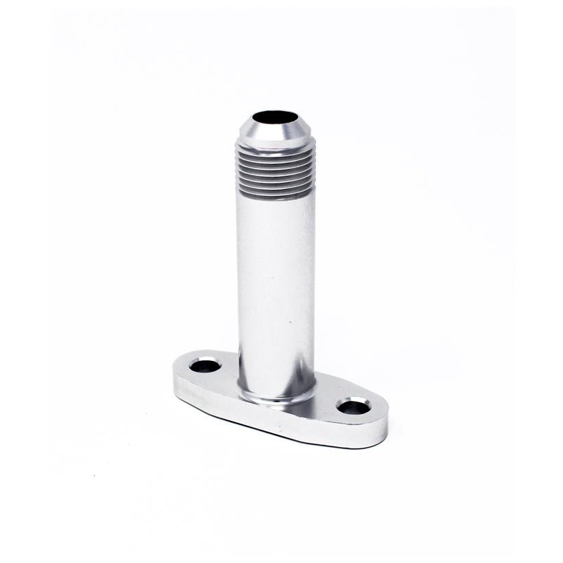 Torque Solution Extended Port Matched Oil Drain Flange: -10AN for T3/T4 PTE / Turbonetics
