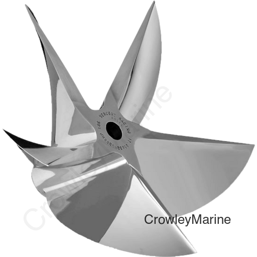8M0014929 Pro Finish 5 Blade CNC Cleaver 18 Degree Rake 900 HP Prop 
