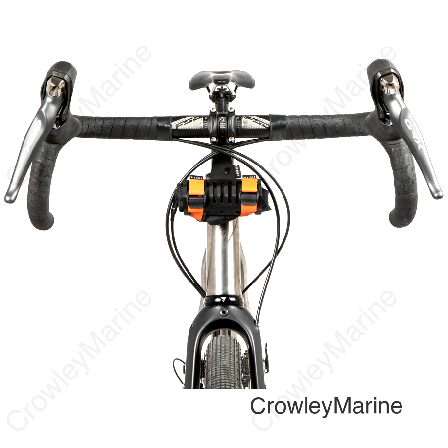 Restrap Bumper Bar Bag/Accessory Mount - Fits 1-1/8 Threadless Steerer Tubes Black