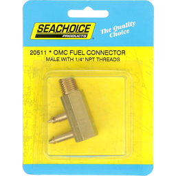 Seachoice Deluxe Fuel Connector for OMC (Evinrude/Johnson), Male, 1/4 in. NPT thumbnail-0