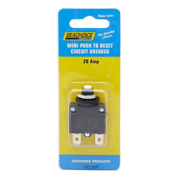 Seachoice Mini Push to Reset Circuit Breaker, 20 AMP thumbnail-2