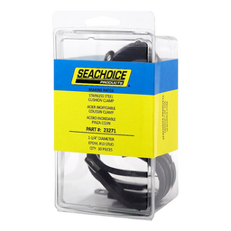 Seachoice Stainless Steel Cushion Clamp, 1-1/4 In.. EPDM thumbnail-1