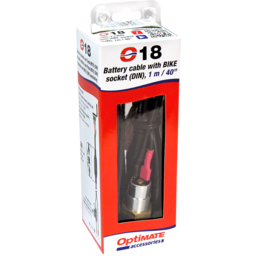Power Socket - w/ Battery Lead/Panel Mount