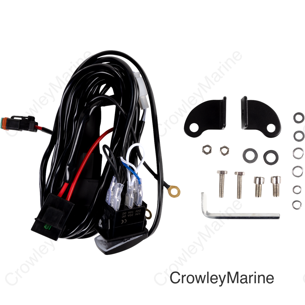 LIGHT BAR LED 8" GRN MSE