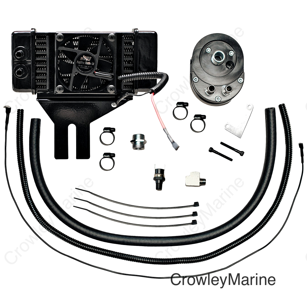 LOWMOUNT OIL COOLER FAN-ASSISTED