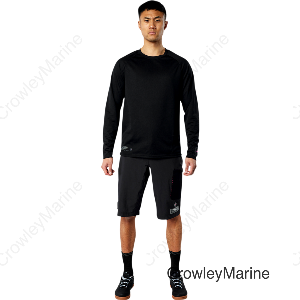 Riders Long-Sleeve Jersey - Black - Medium
