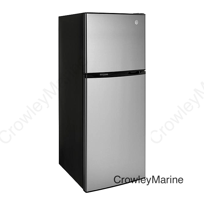 GE GPV10FSNSB 12V Top-Freezer Refrigerator, 9.8 cu. ft., Stainless
